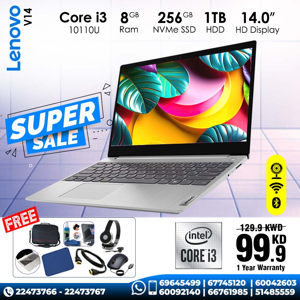 Lenovo laptop deals i3 8gb ram